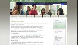 
							         BannerStudent for Faculty Instructions - Dartmouth College								  
							    