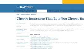 
							         Baptist Health Systems in Jackson, MS | Blue Cross and Blue Shield ...								  
							    