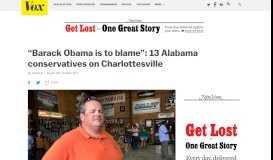 
							         “Barack Obama is to blame”: 13 Alabama conservatives on ... - Vox								  
							    