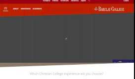 
							         Barclay College: Kansas Christian College and Affordable Online								  
							    