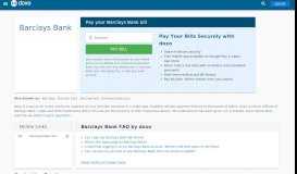 
							         Barclays Bank (Barclays) | Pay Your Bill Online | doxo.com								  
							    