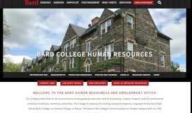 
							         Bard College Human Resources								  
							    