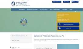 
							         Bardonia Pediatrics - BCH Physicians								  
							    