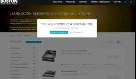 
							         Barebone Servers & Server Solutions - Boston								  
							    