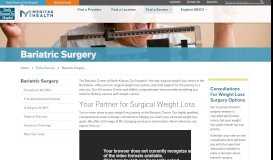 
							         Bariatric Surgery - North Kansas City Hospital								  
							    