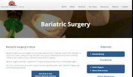 
							         Bariatric Surgery – Western Surgical Group								  
							    