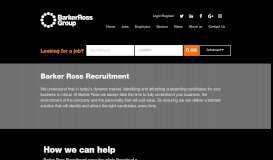 
							         Barker Ross Recruitment - Barker Ross								  
							    