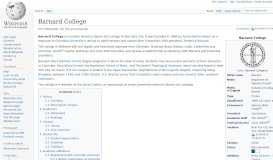 
							         Barnard College - Wikipedia								  
							    