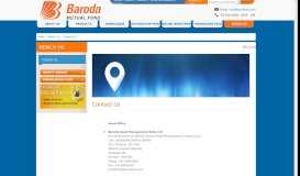 
							         Baroda Pioneer Mutual Fund-Reach Us - contact-us								  
							    