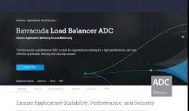 
							         Barracuda Load Balancer ADC - Secure Application Delivery and ...								  
							    