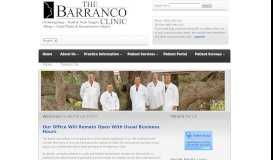 
							         Barranco Clinic | Otolaryngology, Head and Neck Surgery, Allergy ...								  
							    