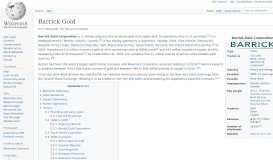 
							         Barrick Gold - Wikipedia								  
							    