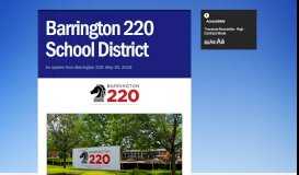 
							         Barrington 220 School District - Smore								  
							    