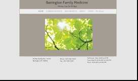 
							         Barrington Family Medicine Home - Barrington, RI - Rhode Island								  
							    