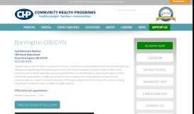 
							         Barrington OB/GYN - Community Health Programs								  
							    