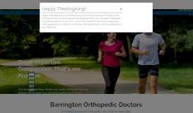 
							         Barrington Orthopedic Specialists: Multi-Disciplinary Orthopedic ...								  
							    