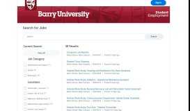 
							         Barry University Student Jobs Portal - Myworkdayjobs.com								  
							    