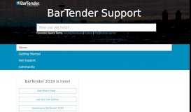 
							         BarTender Support Portal - Seagull Scientific								  
							    