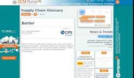 
							         Barter - SCM Portal - Demand & Supply Chain Glossary -								  
							    