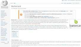 
							         Bartercard - Wikipedia								  
							    