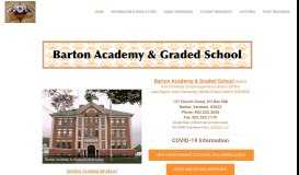 
							         Barton Graded School								  
							    