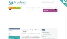 
							         Barton Peveril College | Hampshire Sixth Form College								  
							    