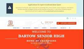 
							         Bartow High School								  
							    