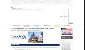 
							         Baruch College, The City University of New York (CUNY) - ApplyESL ...								  
							    