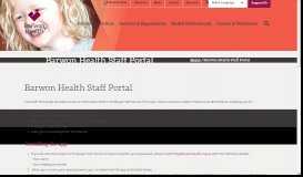 
							         Barwon Health - Barwon Health Staff Portal								  
							    