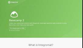 
							         Basecamp 2 Integrations | Integromat								  
							    