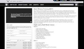 
							         Basic Military Training (BMT) - Air Force Reserve								  
							    