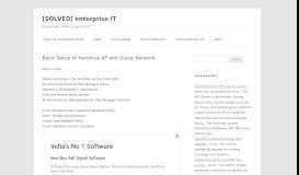 
							         Basic Setup of Aerohive AP and Guest Network - [SOLVED] enterprise IT								  
							    