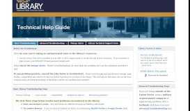 
							         Basic Troubleshooting - Technical Help - LibGuides at American ...								  
							    
