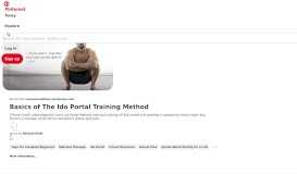 
							         Basics of The Ido Portal Training Method | Workout | Fitnessübungen ...								  
							    