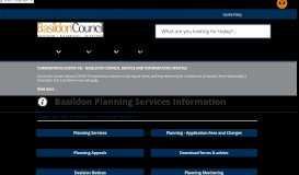 
							         Basildon Planning Services Information - Basildon - Basildon Council								  
							    