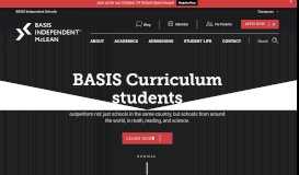 
							         BASIS Independent McLean: Age 2–grade 12 private school education								  
							    