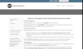 
							         BASIS: Online Application								  
							    