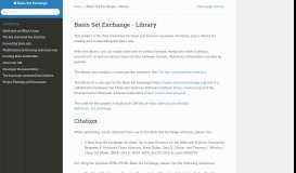 
							         Basis Set Exchange - GitHub Pages								  
							    