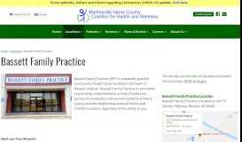 
							         Bassett Family Practice | Martinsville Henry County Coalition for ...								  
							    