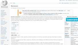 
							         Basware - Wikipedia								  
							    