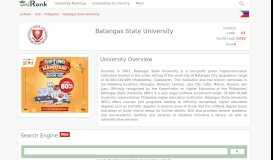 
							         Batangas State University | Ranking & Review								  
							    