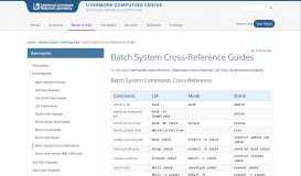 
							         Batch System Cross-Reference Guides | High Performance Computing								  
							    