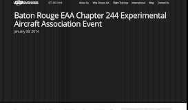 
							         Baton Rouge EAA Chapter 244 Experimental Aircraft Association ...								  
							    