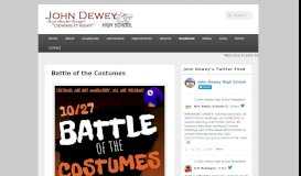 
							         Battle of the Costumes | John Dewey High School								  
							    
