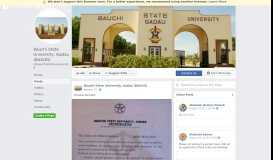 
							         Bauchi State University, Gadau (BASUG) - Posts | Facebook								  
							    