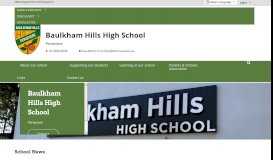 
							         Baulkham Hills High School: High schools								  
							    