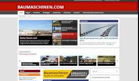 
							         Baumaschinen.com - das Portal für Baumaschinen und die ...								  
							    