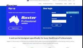 
							         Baxter Professional Australia								  
							    