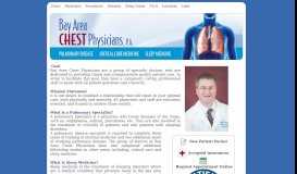 
							         Bay Area Chest Physicians								  
							    