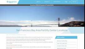 
							         Bay Area Fertility Center Locations | RSC Fertility & IVF								  
							    